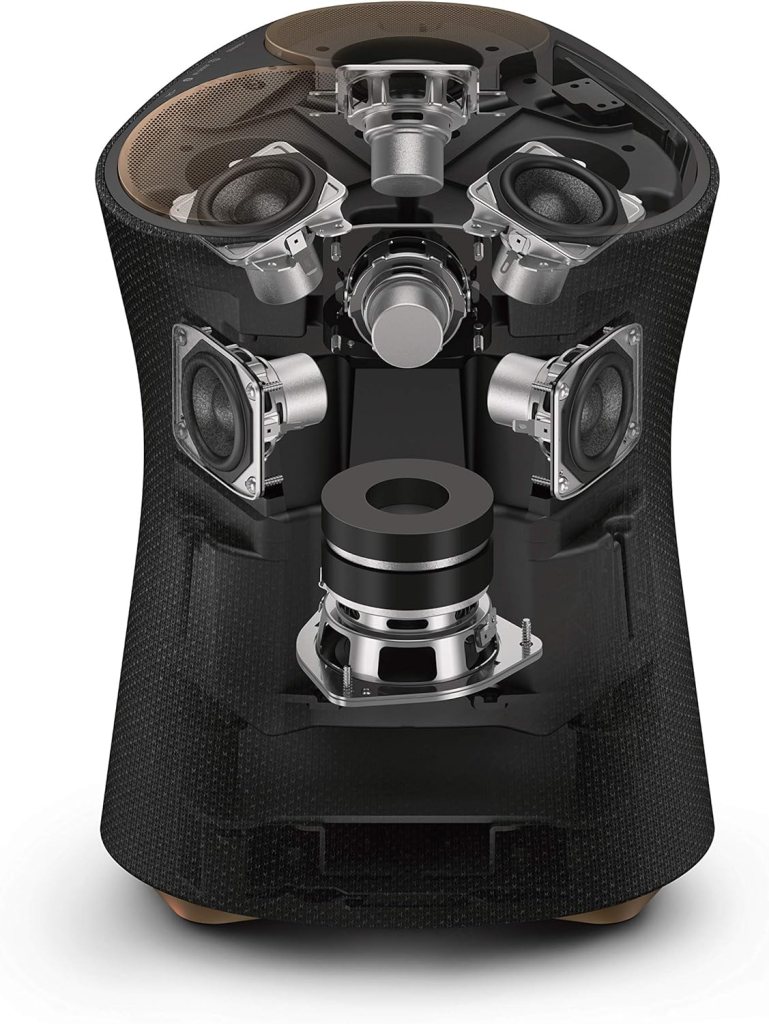 Sony SRS-RA5000 360 Reality Audio Premium Wi-Fi / Bluetooth Wireless Speaker, Works with Alexa and Google Assistant, Black Sony SRS-RA5000 360 Reality Audio Premium Wi-Fi / Bluetooth Wireless Speaker, Works with Alexa and Google Assistant, Black