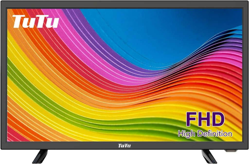 TuTu 22-inch TV,60Hz 1080P FHD LED Television and Monitor with Dolby Audio for Home or Office 22in Flat-Screen TV with HDMI,USB,VGA,RCA(2023 Model) TuTu 22-inch TV,60Hz 1080P FHD LED Television and Monitor with Dolby Audio for Home or Office 22in Flat-Screen TV with HDMI,USB,VGA,RCA(2023 Model)