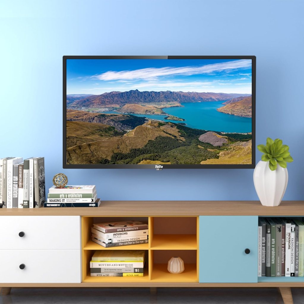 TuTu 22-inch TV,60Hz 1080P FHD LED Television and Monitor with Dolby Audio for Home or Office 22in Flat-Screen TV with HDMI,USB,VGA,RCA(2023 Model) TuTu 22-inch TV,60Hz 1080P FHD LED Television and Monitor with Dolby Audio for Home or Office 22in Flat-Screen TV with HDMI,USB,VGA,RCA(2023 Model)