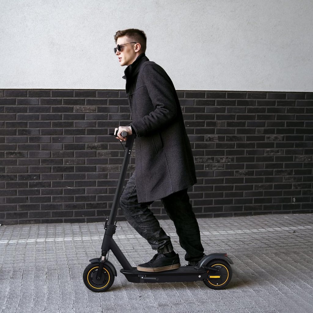 VOLPAM Electric Scooter, 8.5/10 Tires, Max 19-27 Miles Range, 350-500W Motor, Max 19/21 MPH Speed, Dual Braking, Folding Commuting Electric Scooter Adults