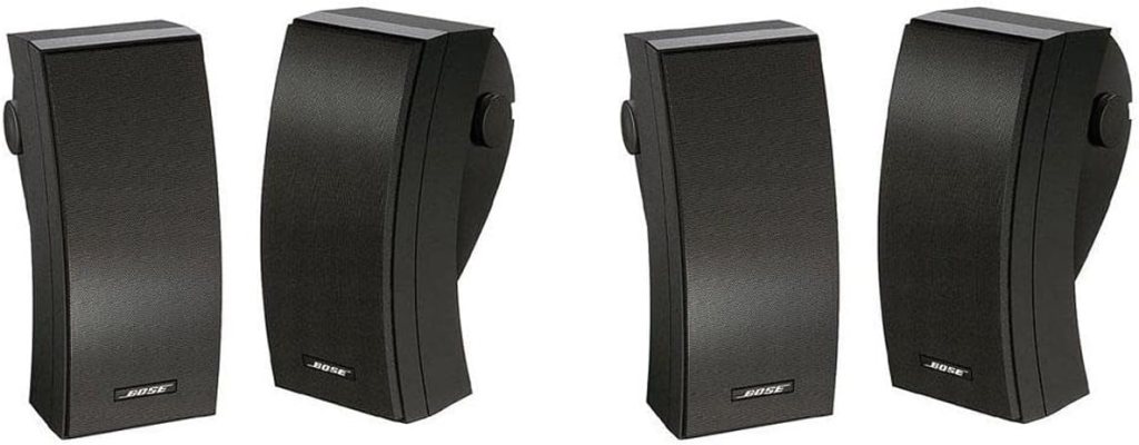 2 Pack 251 Outdoor Environmental Speakers (Pair), Black