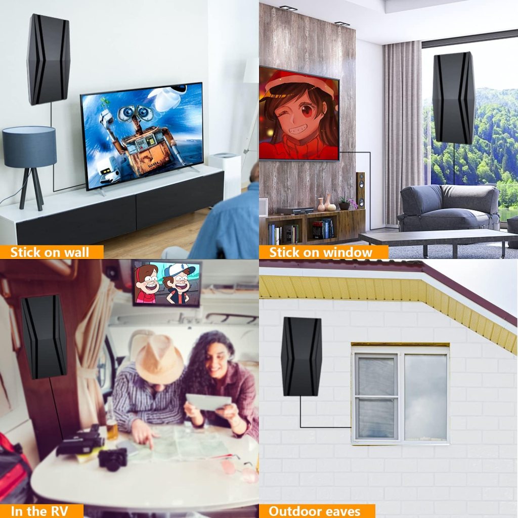 2023 Upgraded TV Antenna for Smart tv Up to 800+ Miles- Antenna TV Digital HD Indoor Outdoor with Amplifier and Signal Booster- Support 4K 1080p Fire tv Stick and All Older TVs -35ft Coax HDTV Cable 2023 Upgraded TV Antenna for Smart tv Up to 800+ Miles- Antenna TV Digital HD Indoor Outdoor with Amplifier and Signal Booster- Support 4K 1080p Fire tv Stick and All Older TVs -35ft Coax HDTV Cable