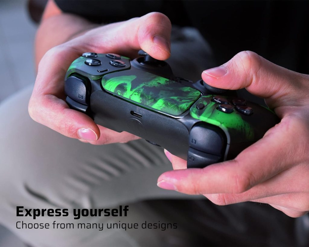 AimControllers PRO Controller compatible with PS5 Console  PC | Custommade Wireless Gaming Controller with 4 Back Remappable Paddles | Gaming Accessories Electronics | Joker Green