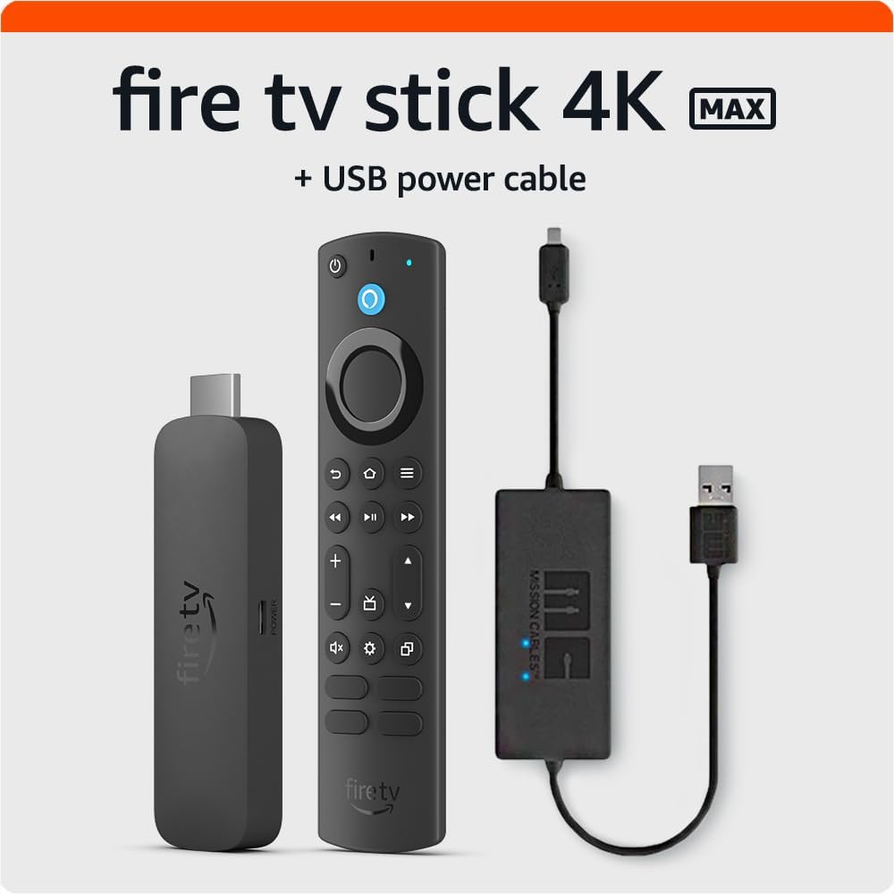All-new Amazon Fire TV Stick 4K Max streaming device, supports Wi-Fi 6E, free  live TV without cable or satellite