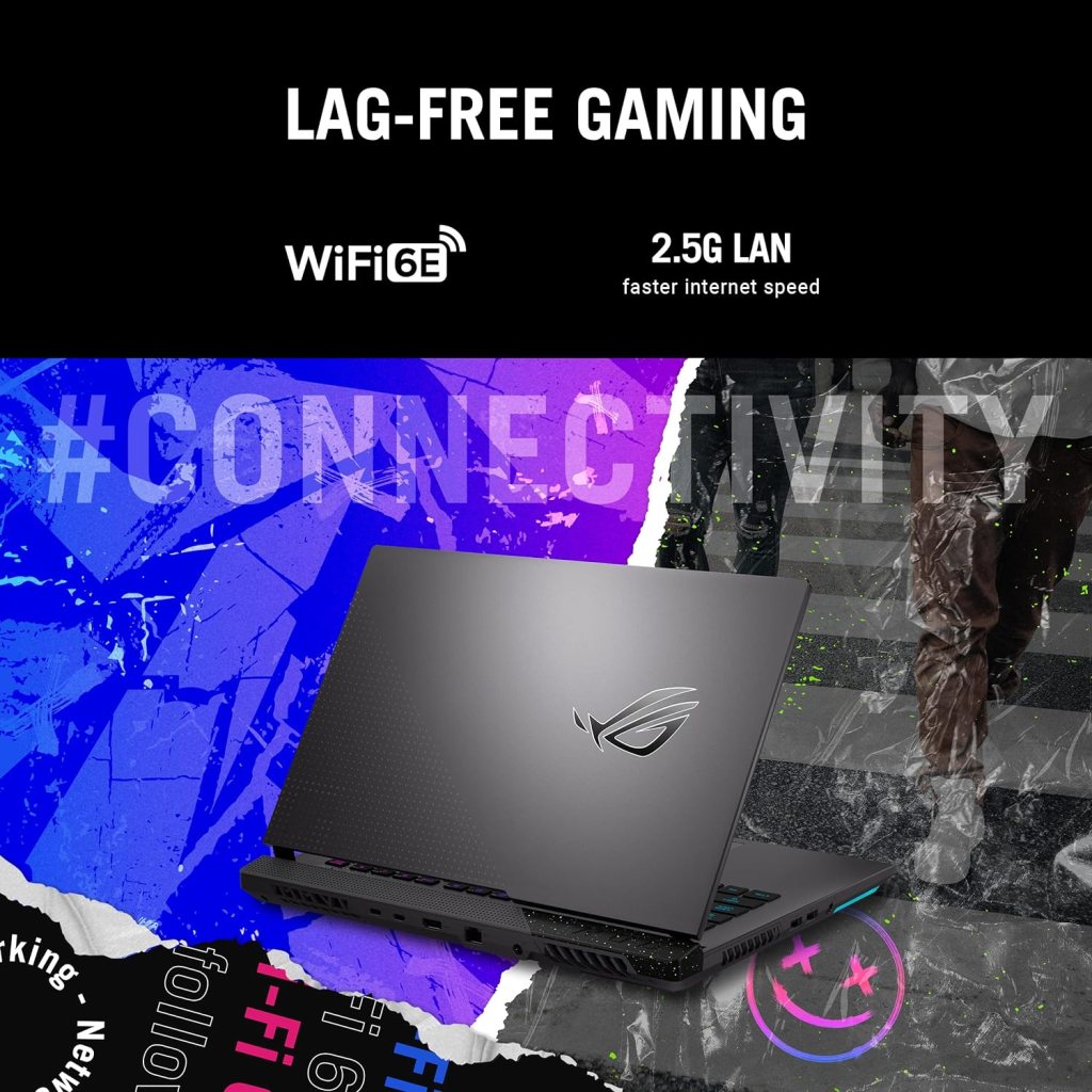 ASUS ROG Strix G15 (2022) Gaming Laptop, 15” 16:10 FHD 144Hz, GeForce RTX 3050, AMD Ryzen™ 7 6800H/HS, 16GB DDR5, 512GB PCIe SSD, Wi-Fi 6E, Windows 11, G513RC-ES73, Eclipse Gray ASUS ROG Strix G15 (2022) Gaming Laptop, 15” 16:10 FHD 144Hz, GeForce RTX 3050, AMD Ryzen™ 7 6800H/HS, 16GB DDR5, 512GB PCIe SSD, Wi-Fi 6E, Windows 11, G513RC-ES73, Eclipse Gray