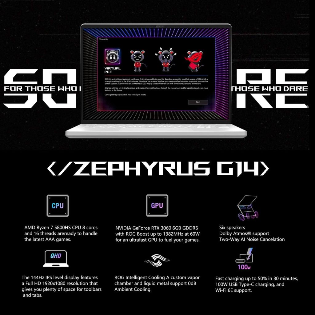 ASUS ROG Strix Scar 16 (2023) Gaming Laptop, 16” Nebula HDR QHD 240Hz/3ms, 1100 nits, Mini LED, GeForce RTX 4080, Intel Core i9-13980HX, 32GB DDR5, 1TB PCIe, Wi-Fi 6E, Windows 11 Pro,G634JZ-XS96,Black