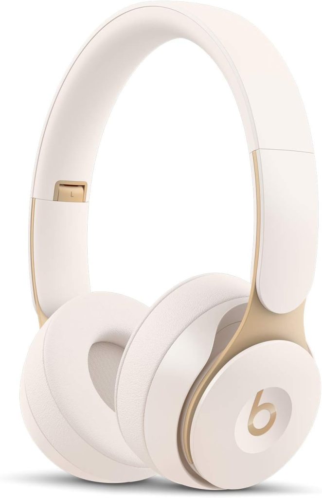 Beats Solo Pro Wireless Noise Cancelling On-Ear Headphones - Apple H1 Headphone Chip, Class 1 Bluetooth, 22 Hours of Listening Time, Built-in Microphone - Ivory