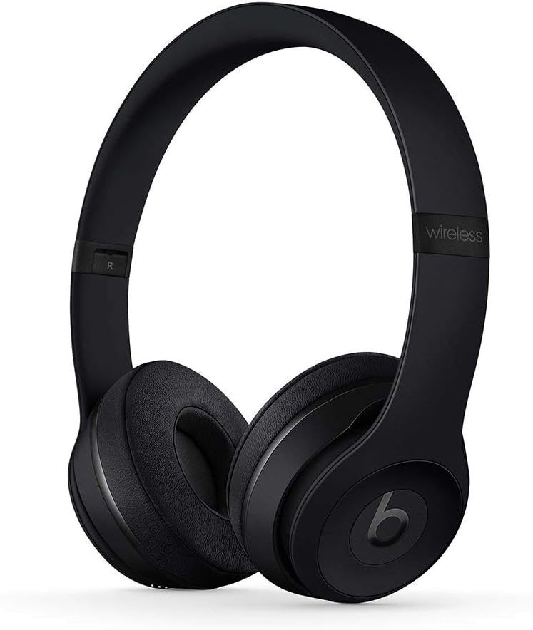 Beats Solo3 Wireless On-Ear Headphones - Apple W1 Headphone Chip, Class 1 Bluetooth, 40 Hours of Listening Time, Built-in Microphone - Black (Latest Model) Beats Solo3 Wireless On-Ear Headphones - Apple W1 Headphone Chip, Class 1 Bluetooth, 40 Hours of Listening Time, Built-in Microphone - Black (Latest Model)