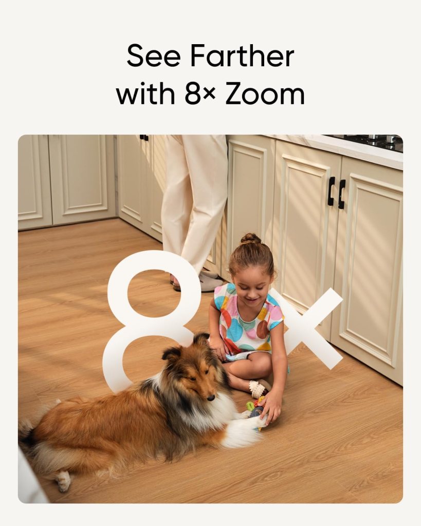 eufy Security Indoor Cam S350, Dual Cameras, 4K UHD Resolution Security Camera with 8× Zoom and 360° PTZ, Human/Pet AI, Ideal for Baby Monitor/ /Home Security, Dual-Band Wi-Fi 6, Plug in eufy Security Indoor Cam S350, Dual Cameras, 4K UHD Resolution Security Camera with 8× Zoom and 360° PTZ, Human/Pet AI, Ideal for Baby Monitor/ /Home Security, Dual-Band Wi-Fi 6, Plug in