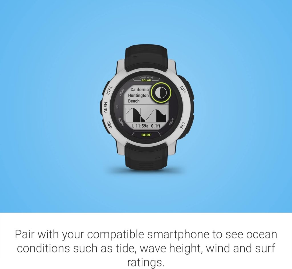 Garmin 010-02626-10 Instinct 2, Rugged Outdoor Watch with GPS, Built for All Elements, Multi-GNSS Support, Tracback Routing and More, graphite