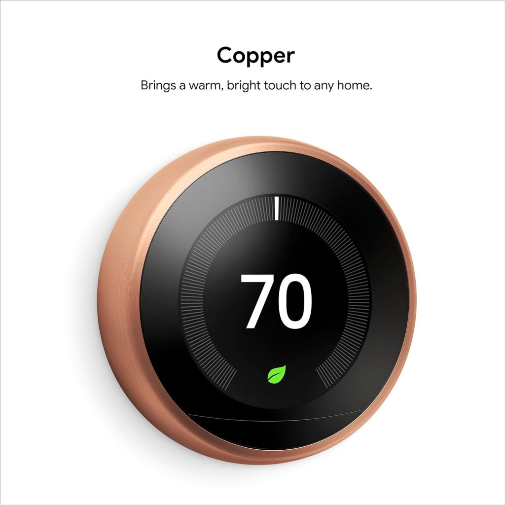 Google Nest Learning Thermostat - Programmable Smart Thermostat for Home - 3rd Generation Nest Thermostat - Works with Alexa - Stainless Steel Google Nest Learning Thermostat - Programmable Smart Thermostat for Home - 3rd Generation Nest Thermostat - Works with Alexa - Stainless Steel