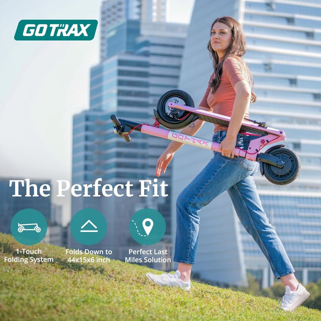 Gotrax GXL V2 Series Electric Scooter, 8.5 Pneumatic Tire, Max 12/16mile Range, 15.5mph Power by 250W/300W Motor, All Aluminum Body, Digital Display and Cruise Control Foldable Escooter for Adult Gotrax GXL V2 Series Electric Scooter, 8.5 Pneumatic Tire, Max 12/16mile Range, 15.5mph Power by 250W/300W Motor, All Aluminum Body, Digital Display and Cruise Control Foldable Escooter for Adult