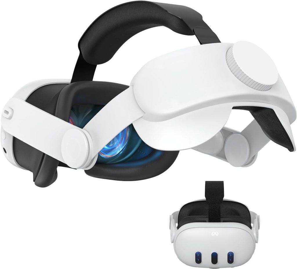 Head Strap Compatible with Oculus Quest 3,Meta Quest 3 Accessories Adjustable Elite Strap Replacement for Enhanced Comfort Support and Gaming Immersion in VR