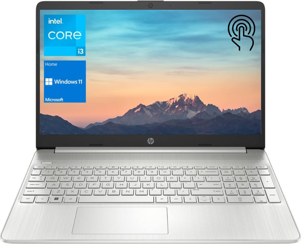 HP Notebook Laptop, 15.6 HD Touchscreen, Intel Core i3-1115G4 Processor, 32GB RAM, 1TB PCIe SSD, Webcam, Type-C, HDMI, SD Card Reader, Wi-Fi, Windows 11 Home, Silver HP Notebook Laptop, 15.6 HD Touchscreen, Intel Core i3-1115G4 Processor, 32GB RAM, 1TB PCIe SSD, Webcam, Type-C, HDMI, SD Card Reader, Wi-Fi, Windows 11 Home, Silver