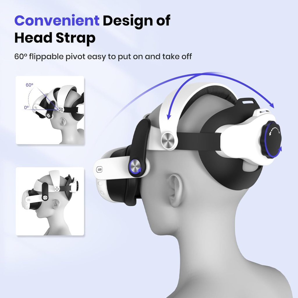 NEWENMO Adjustable Elite Strap Compatible with Quest 3 Enhanced Support and Comfort, Upgraded for Meta Quest 3 Head Strap Reduce Head Pressure, Protective Head Strap for Quest 3 Accessories in VR NEWENMO Adjustable Elite Strap Compatible with Quest 3 Enhanced Support and Comfort, Upgraded for Meta Quest 3 Head Strap Reduce Head Pressure, Protective Head Strap for Quest 3 Accessories in VR