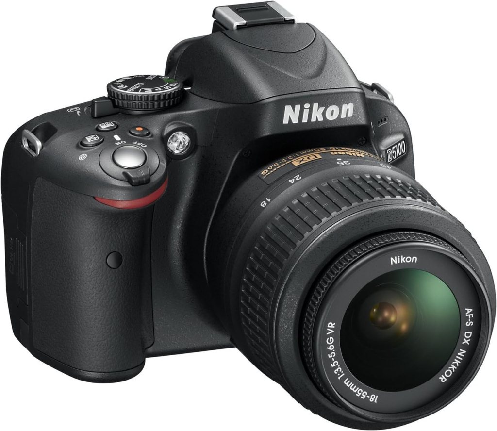 Nikon D5100 16.2MP Digital SLR Camera  18-55mm VR Lens Black