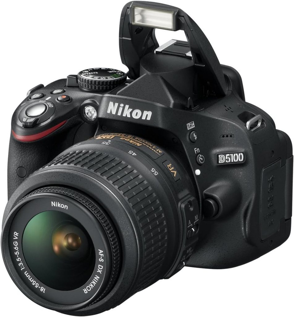 Nikon D5100 16.2MP Digital SLR Camera  18-55mm VR Lens Black