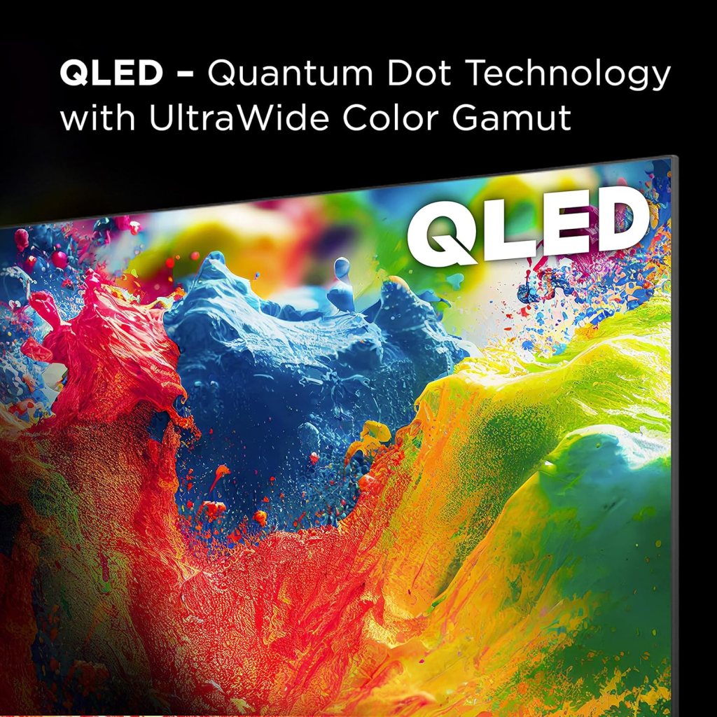 TCL 65-Inch QM8 QLED 4K Smart Mini LED TV with Google (65QM850G, 2023 Model) Dolby Vision, Atmos, HDR Ultra, Game Accelerator up to 240Hz, Voice Remote, Works Alexa, Streaming Television