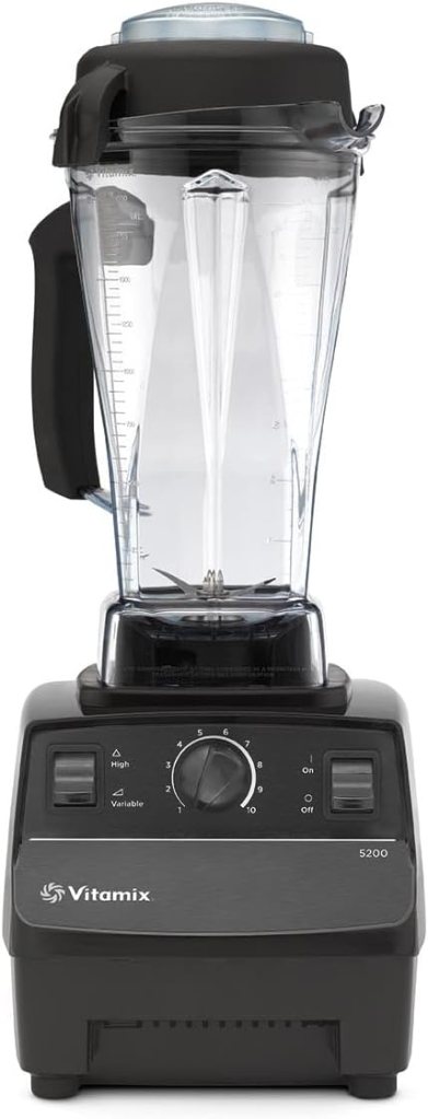 Vitamix 5200 Blender, Professional-Grade, Container, Self-Cleaning 64 oz, Black/Grey Vitamix 5200 Blender, Professional-Grade, Container, Self-Cleaning 64 oz, Black/Grey