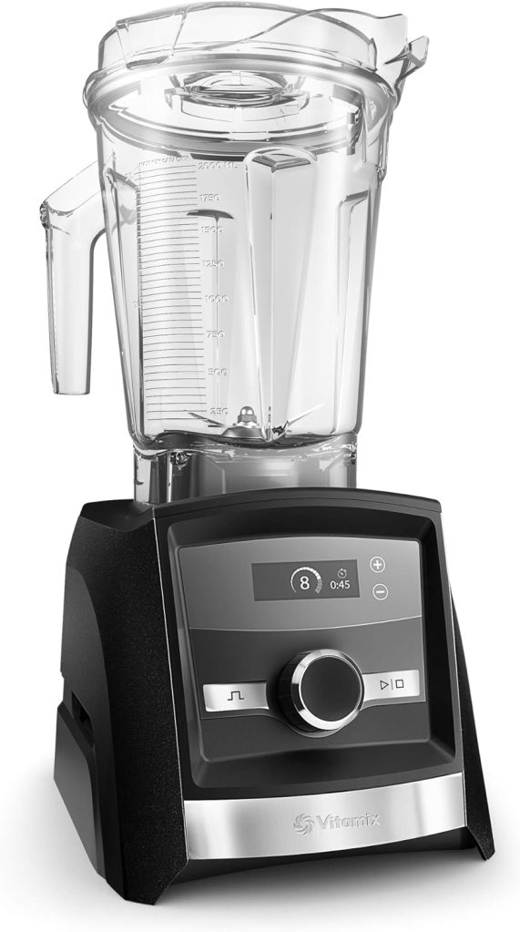 Vitamix A3300 Ascent Series Smart Blender, Professional-Grade, 64 oz. Low-Profile Container, Black