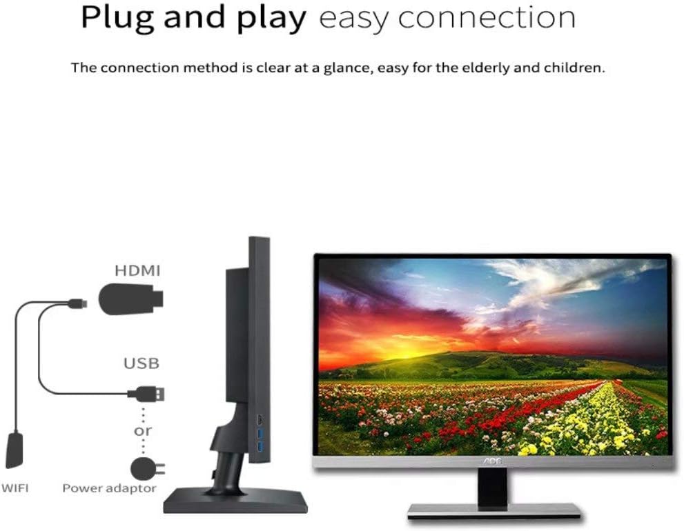 4K/1080P Wireless Display Adapter, SmartSee Screen Mirroring Casting from iOS Android Phone Laptop to TV Projector Any HDMI Display, Dual Core Streaming Device Support Miracast Airplay DLNA 4K/1080P Wireless Display Adapter, SmartSee Screen Mirroring Casting from iOS Android Phone Laptop to TV Projector Any HDMI Display, Dual Core Streaming Device Support Miracast Airplay DLNA