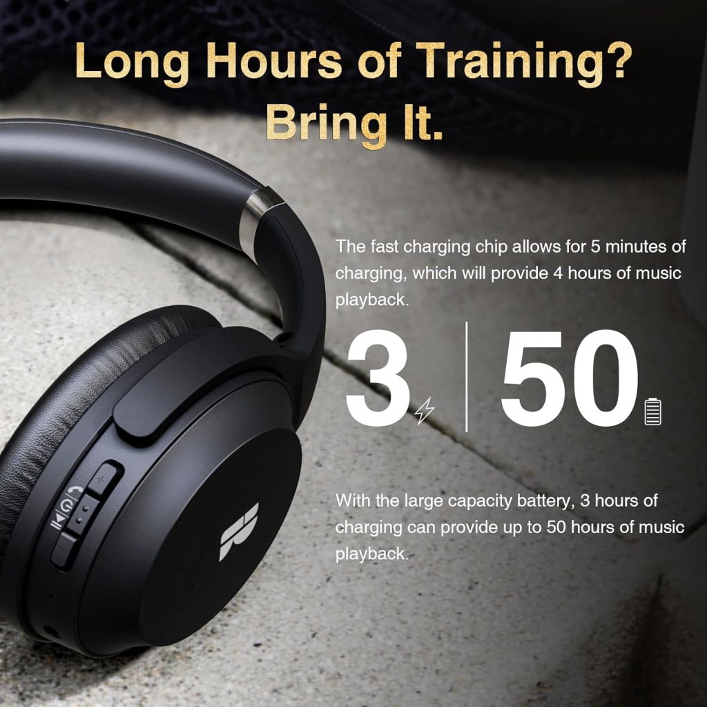 Bluetooth Headphones, Premium Active Noise Cancelling Wireless Headphones Over Ear, 50H Playtime, Hi-Res Audio, Deep Bass, Memory Foam Ear Cups for Travel, Home Office Bluetooth Headphones, Premium Active Noise Cancelling Wireless Headphones Over Ear, 50H Playtime, Hi-Res Audio, Deep Bass, Memory Foam Ear Cups for Travel, Home Office