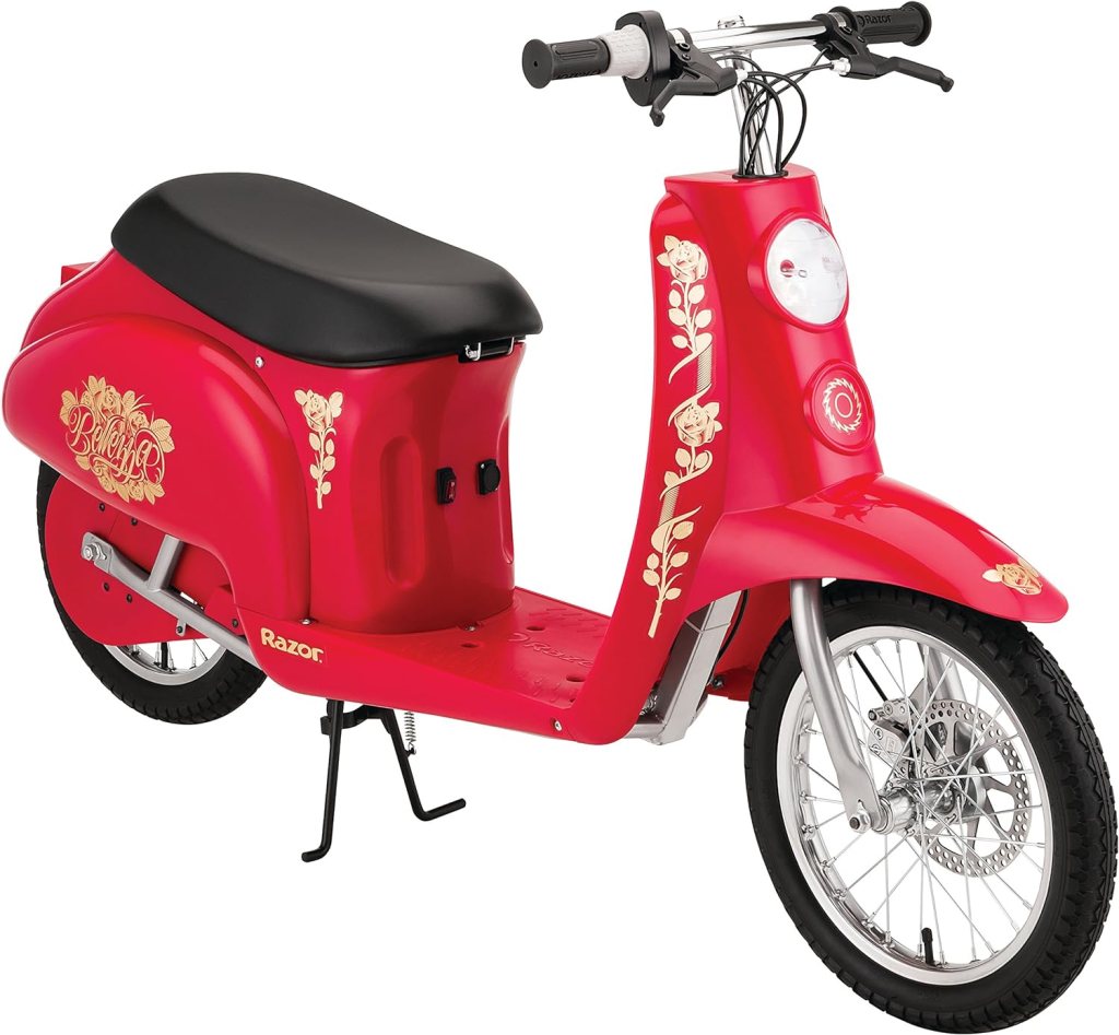 Razor Pocket Mod Bellezza - 36V Euro-Style Electric Scooter for Ages 14+, Up to 70 min Ride Time, 16 Pneumatic Tires, For Riders up to 220 lbs Razor Pocket Mod Bellezza - 36V Euro-Style Electric Scooter for Ages 14+, Up to 70 min Ride Time, 16 Pneumatic Tires, For Riders up to 220 lbs