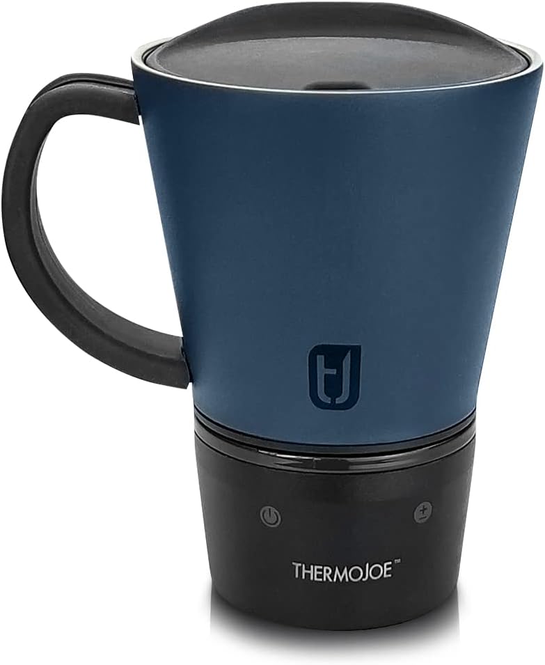 14 Oz. Rechargeable Heated Smart Thermo Mug for Coffee and Tea with Temperature Control 14 Oz. Rechargeable Heated Smart Thermo Mug for Coffee and Tea with Temperature Control