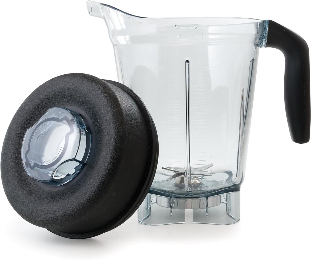 64 oz Replacement Container Pitcher Jar w/Lid and Blade for Vitamix Blenders (Low-Profile)