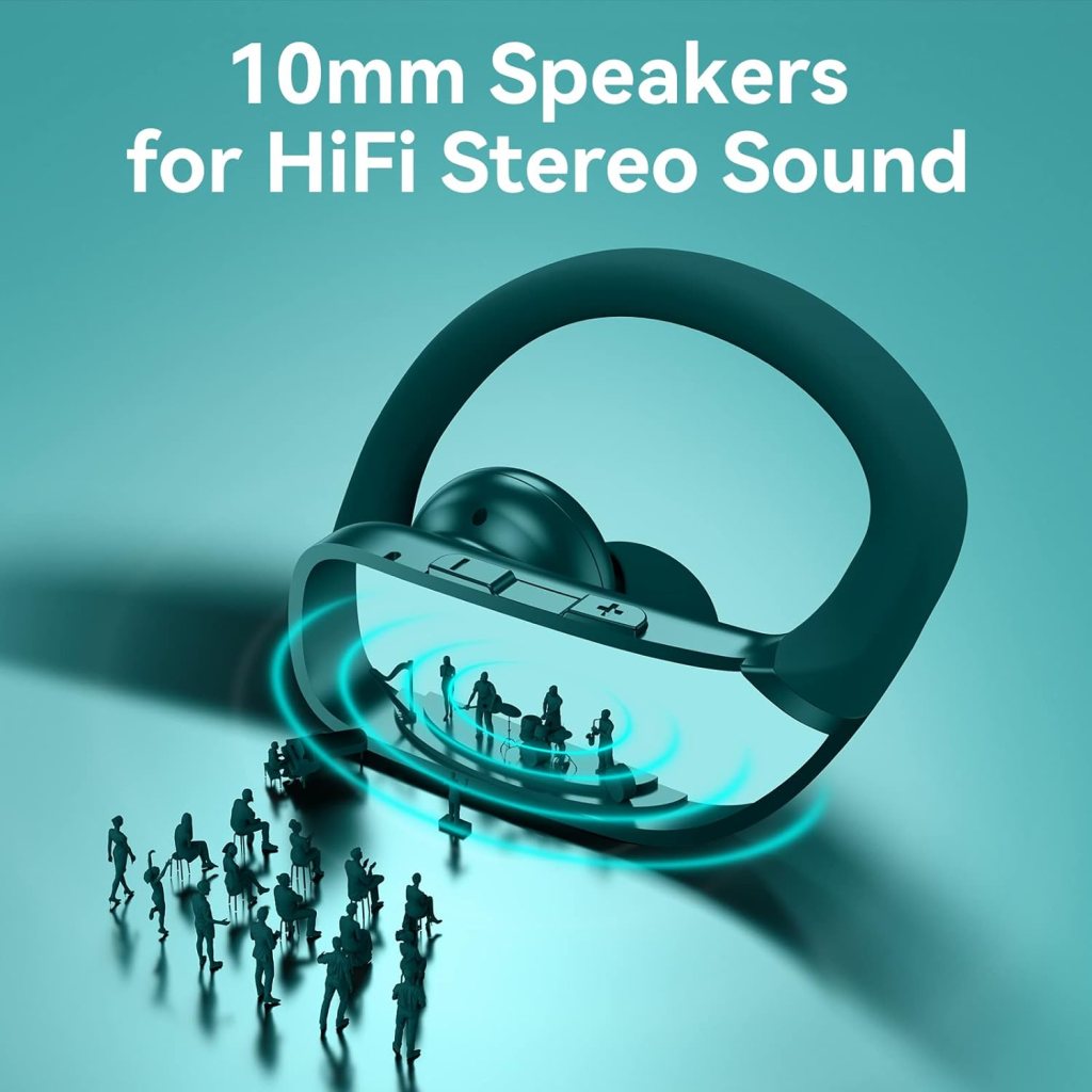 bmani Wireless Earbuds Bluetooth Headphones 48hrs Play Back Sport Earphones with LED Display Over-Ear Buds with Earhooks Built-in Mic Headset for Workout Sky Blue bmani Wireless Earbuds Bluetooth Headphones 48hrs Play Back Sport Earphones with LED Display Over-Ear Buds with Earhooks Built-in Mic Headset for Workout Sky Blue