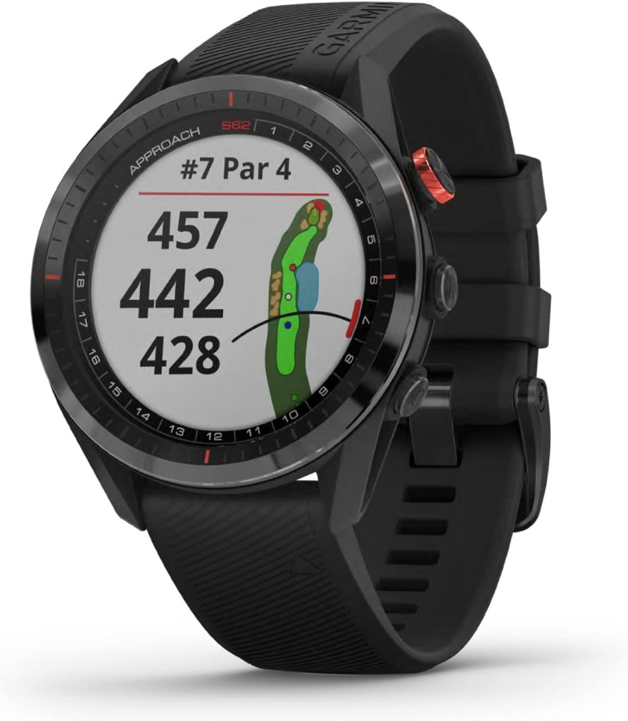 Garmin Approach S62, Premium Golf GPS Watch, Built-in Virtual Caddie Garmin Approach S62, Premium Golf GPS Watch, Built-in Virtual Caddie