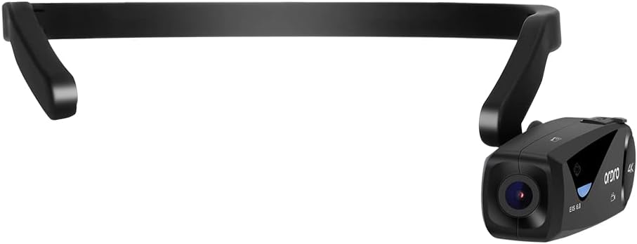 ORDRO EP6 Plus 4K Head Mounted Camera Hands Free Lightweight Mini Wearable Camcorder…