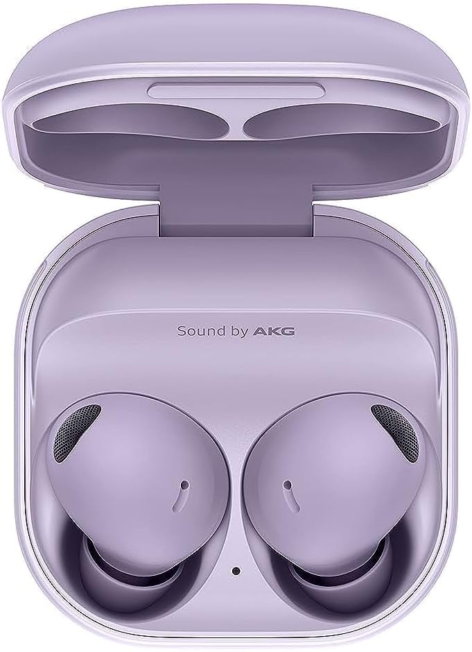 SAMSUNG Galaxy Buds 2 Pro True Wireless Bluetooth Earbuds, Noise Cancelling, Hi-Fi Sound, 360 Audio, Comfort In Ear Fit, HD Voice, Conversation Mode, IPX7 Water Resistant, US Version, Bora Purple