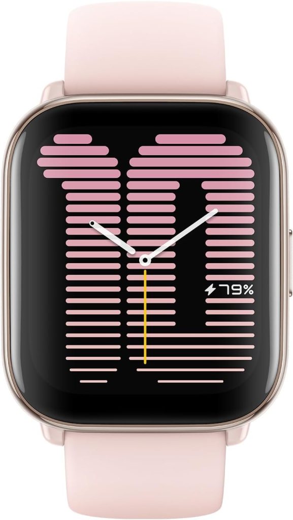 Amazfit Active Smart Watch with AI Fitness Exercise Coach, GPS, Bluetooth Calling  Music, 14 Day Battery, 1.75 AMOLED Display  Alexa Built-in, Fitness Watch for Android  iPhone, Black