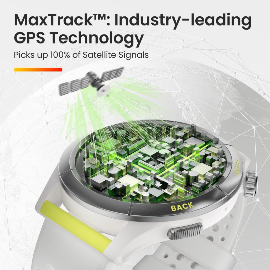 Amazfit Cheetah Smart Watch with GPS, Fitness Tracker, Music, Heart Rate Monitor, Sleep Monitor, Alexa-Built In, 14 Day+ Battery Life for Workouts, Running, Marathons, Sports – Round