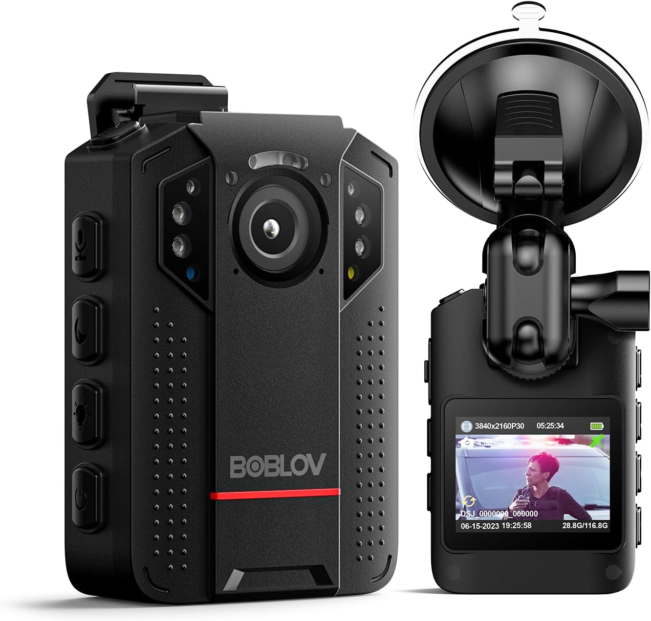 boblov-kj24-128gb-4k2160p-body-worn-camera-gps-camcorder-built-in-4000mah-large-battery-for-13hrs-video-recording-with-a
