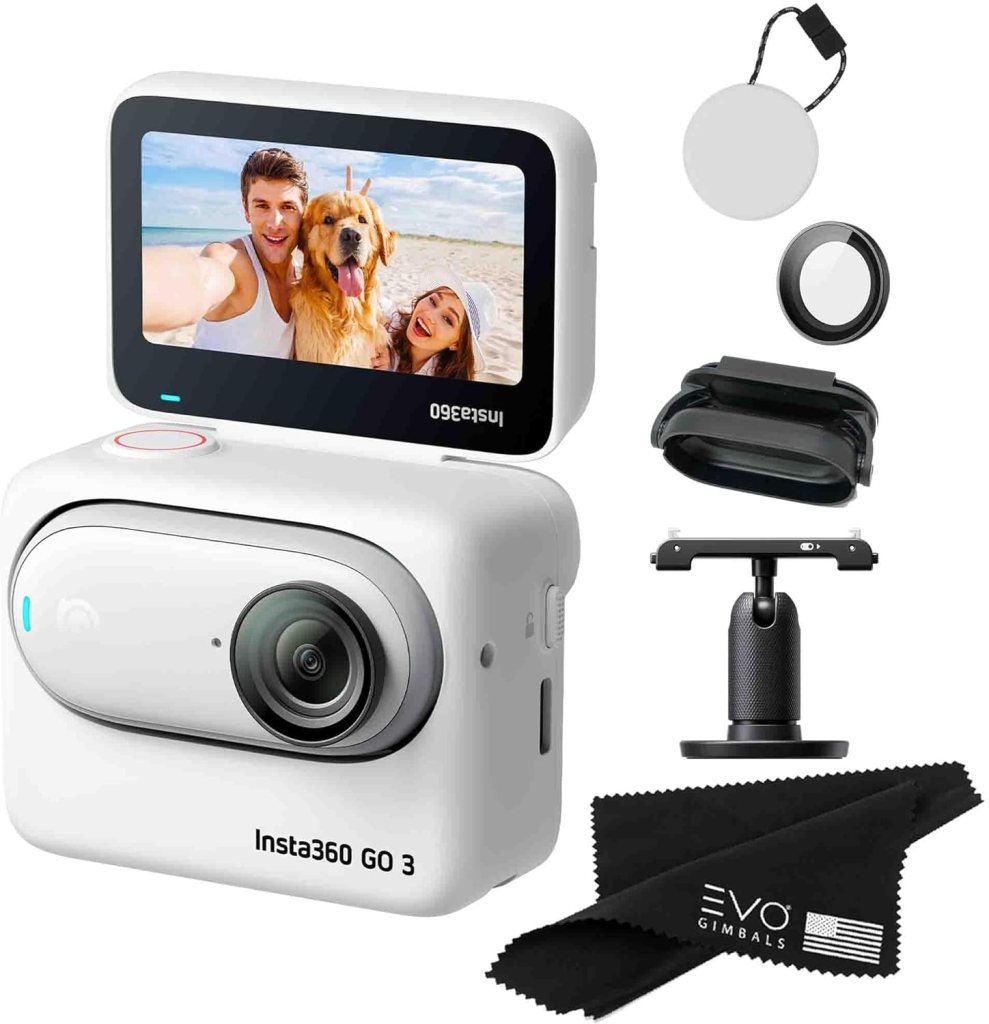 Insta360 GO 3 64GB – Waterproof Tiny Mighty Action Camera with 2.7K 2720 Video 2936x1088 Photo, FlowState Stabilization, POV Capture, AI Auto Editing, Action Pod and Wearable Camera Insta360 GO 3 64GB – Waterproof Tiny Mighty Action Camera with 2.7K 2720 Video 2936x1088 Photo, FlowState Stabilization, POV Capture, AI Auto Editing, Action Pod and Wearable Camera