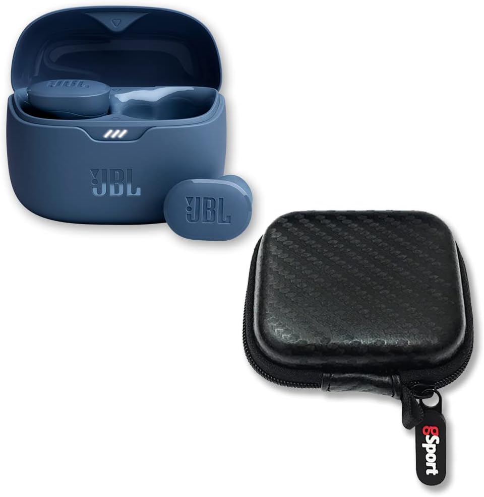 JBL Tune Buds - True Wireless Noise Cancelling Earbuds (Blue), Small, JBLTBUDSBLUAM