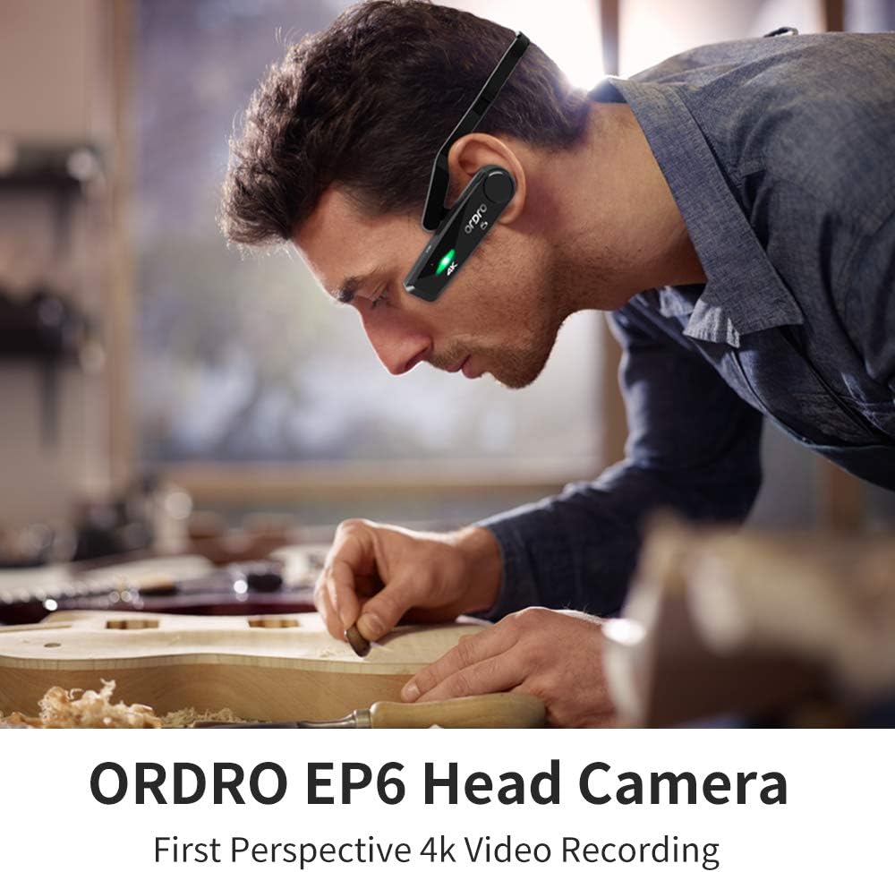 ORDRO EP6 Plus Hands-Free Camera 4K Wearable Video Camera Head Mounted Camcorder FHD 1080P 60FPS Vlog Camera Recorder WiFi ORDRO EP6 Plus Hands-Free Camera 4K Wearable Video Camera Head Mounted Camcorder FHD 1080P 60FPS Vlog Camera Recorder WiFi