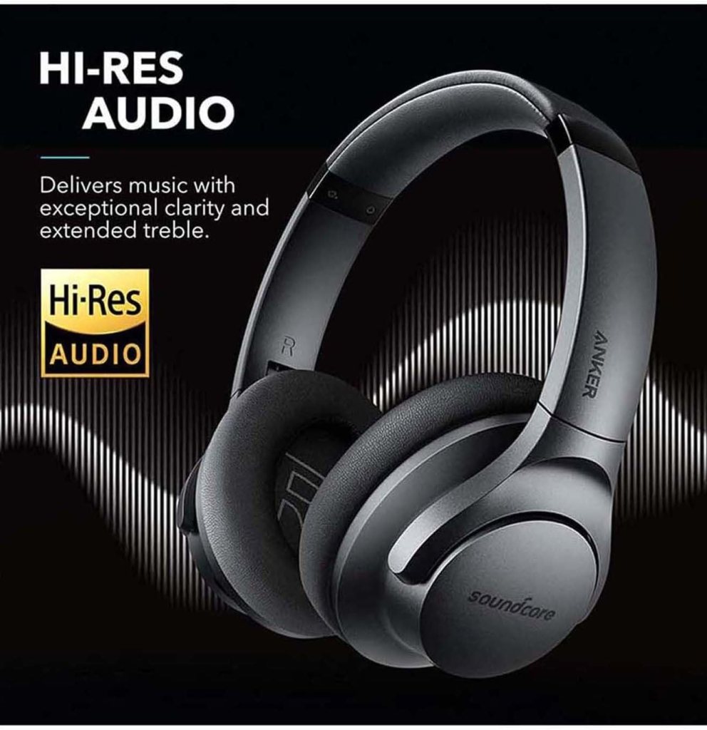 Soundcore Anker Life Q20 Hybrid Active Noise Cancelling Headphones, Wireless Over Ear Bluetooth Headphones, 60H Playtime, Hi-Res Audio, Deep Bass, Memory Foam Ear Cups, for Travel, Home Office Soundcore Anker Life Q20 Hybrid Active Noise Cancelling Headphones, Wireless Over Ear Bluetooth Headphones, 60H Playtime, Hi-Res Audio, Deep Bass, Memory Foam Ear Cups, for Travel, Home Office