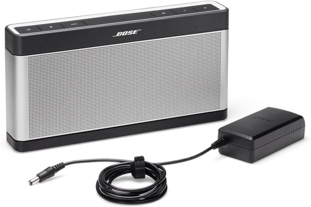Bose SoundLink III Bluetooth Speaker with Soft Cover Bundle (Gray)