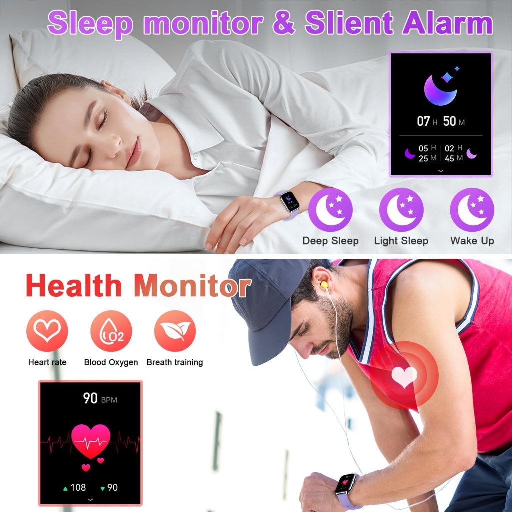 Smart Watch for Men Women Fitness: (Make/Answer Call) Bluetooth Smartwatch for Android Phones iPhone Outdoor Waterproof Digital Sport Running Watches Health Tracker Heart Rate Monitor Step Counter Smart Watch for Men Women Fitness: (Make/Answer Call) Bluetooth Smartwatch for Android Phones iPhone Outdoor Waterproof Digital Sport Running Watches Health Tracker Heart Rate Monitor Step Counter