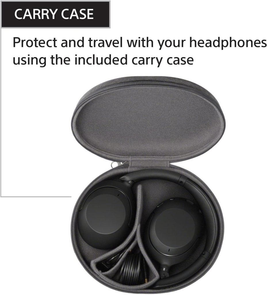 Sony WH-XB910N Extra BASS Noise Cancelling Headphones, Wireless Bluetooth Over The Ear Headset with Microphone and Alexa Voice Control, Blue (Amazon Exclusive)