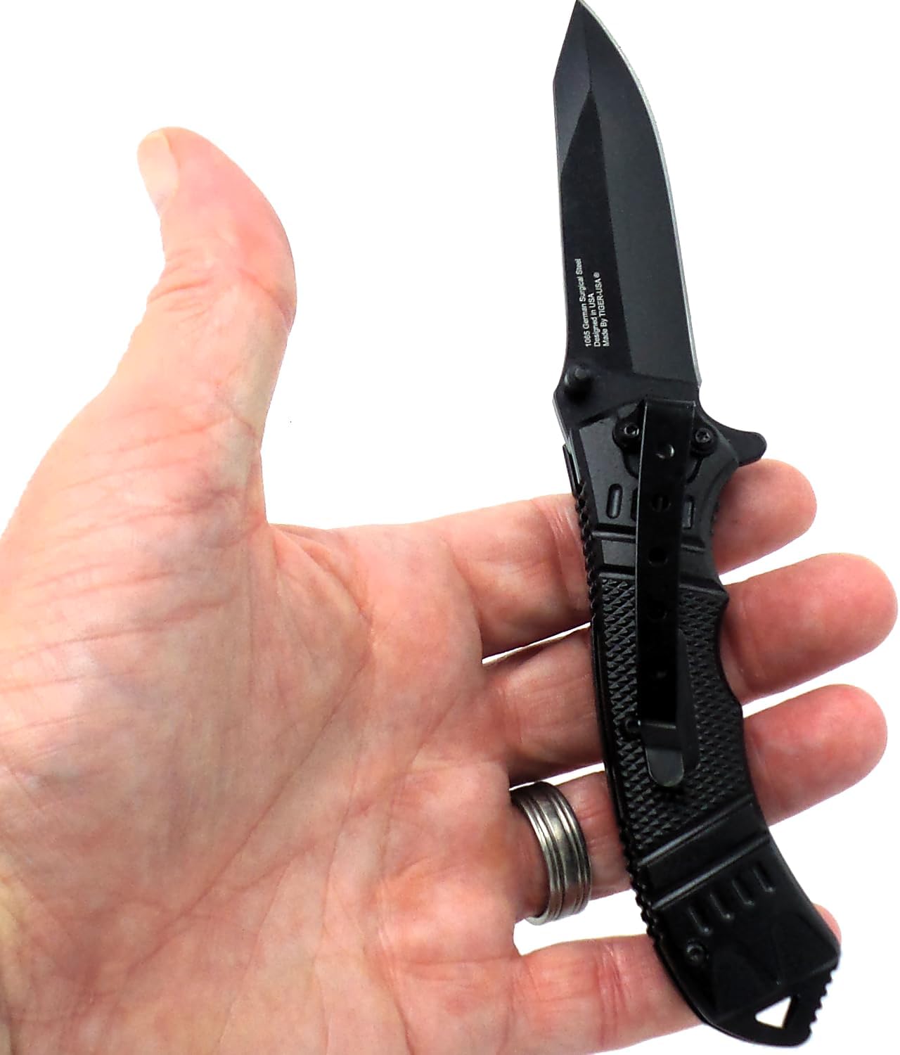8 Inch Spring Assisted Pocket Knife Review 8-inch-spring-assisted-foldable-edc-pocket-knife-wbelt-clip-german-surgical-steal-dp-blade-everyday-hunting-fishing-resc