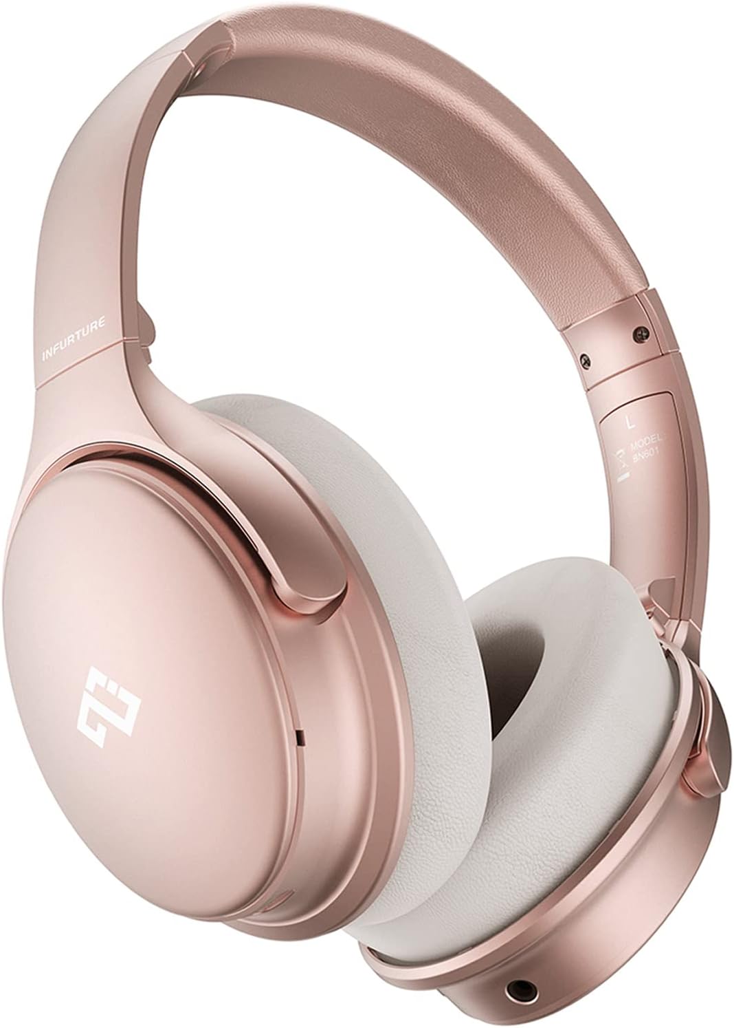 infurture-rose-gold-active-noise-cancelling-headphones-with-microphone-wireless-over-ear-bluetooth-deep-bass-memory-foam