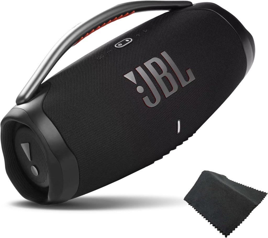JBL Boombox 3 Portable Bluetooth Speaker (Black) with Extended Protection