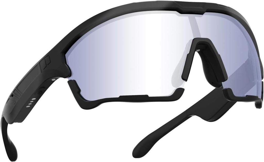 LASMEX Sport Sunglasses for Men, Smart Wireless Bluetooth Audio Glasses with Microphone for Calling Music Play LASMEX Sport Sunglasses for Men, Smart Wireless Bluetooth Audio Glasses with Microphone for Calling Music Play
