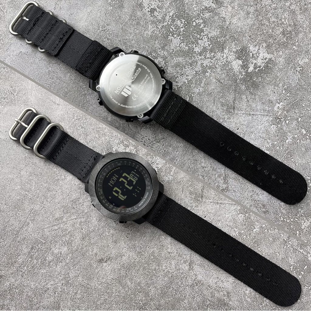 North Edge Apache Tactical Sports Watches for Men Outdoor Survival Military Compass Rock Solid Digital Watches with Durable Band, Steps Tracker Pedometer Calories (Black) North Edge Apache Tactical Sports Watches for Men Outdoor Survival Military Compass Rock Solid Digital Watches with Durable Band, Steps Tracker Pedometer Calories (Black)