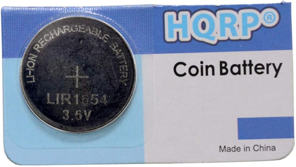 HQRP 2-Pack Battery Compatible with Varta LIR1654 CP1654 Bose SoundSport Wireless, Bragi Headphones TWS Headphones Smart Bracelets Glasses Necklaces