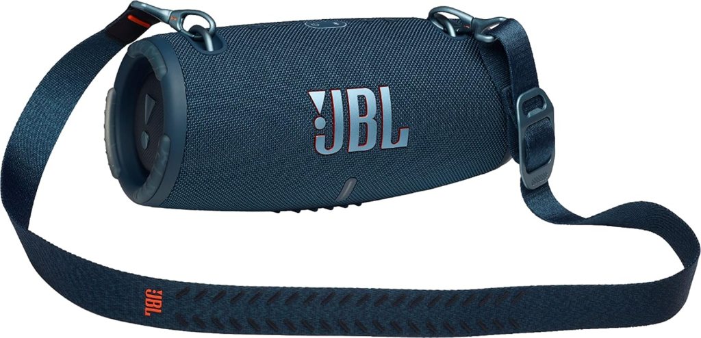 JBL Xtreme 3 Portable Waterproof Wireless Bluetooth Speaker Bundle with Deluxe CCI Premium Carry Case (Blue)